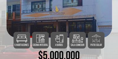 SE ARRIENDA ESPECTACULAR CASA DE 3 PISOS CON TERRAZA LA CEIBA

Calle 62 17e-60 La Ceiba
Canon 5.000.000

Caracteristicas destacadas
5 habitaciones
4 baños
Cocina integral
Sala comedor amplia
Patio solar
Terraza espaciosa
Berja amplia
Aparte estudio independiente con 3 habitaciones parte externa

Ubicada en un sector tranquilo y de facil acceso

Contactenos para agendar visita