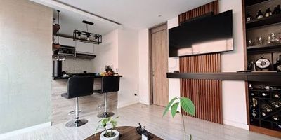 COUNTRY - Espectacular y moderno apto de 44mc con 24mc de terraza. Cuenta con acabados modernos y de buen gusto,excelente luz natural, cocina abierta, zona lavanderia, baño social y sala comedor con acceso a amplia y comoda terraza. Habitacion con closets y baño privado. Edificio con terraza BBQ, salon social, gimnasio y vigilancia 24-7. 1 Parqueadero. A pocos pasos del club del Country y todas las comodidades del sector. 