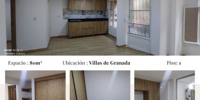 Descubre este acogedor apartamento de 80 m², ubicado en un primer piso en el reconocido barrio Villas de Granada, Engativá. Su distribución ofrece espacios funcionales y confortables: sala, comedor, cocina integral, zona de lavandería, 3 habitaciones y 2 baños, ideales para brindar comodidad a toda la familia.

La urbanización cuenta con amplias áreas verdes que aportan tranquilidad y un entorno agradable. Además, su ubicación es estratégica: a pocos pasos encontrarás paraderos SITP, importantes vías como la Avenida 80, así como centros comerciales cercanos como Portal 80, y una excelente oferta de supermercados y servicios.

Un lugar perfecto para vivir con comodidad, facilidad de movilidad y un ambiente familiar. ¿Agendamos tu visita?