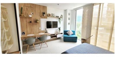 CÓDIGO 9655FR752. Apartamento ubicado en Pozos Colorados en un cuarto piso. Cuenta con una habitación, un baño, cocina tipo americano, sala con buena iluminación, balcón, área de labores y se entrega amoblado. Ubicado en un sector turístico con acceso cercano a playas y zonas de interés. SI ESTA PROPIEDAD ES DE SU INTERÉS, CONTÁCTENOS Y AGENDAMOS UNA CITA.
