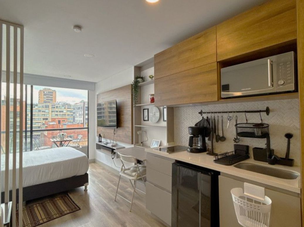 Apartaestudio en venta en Chicó Norte, Bogotá, 30 m² · foto 6 de 17