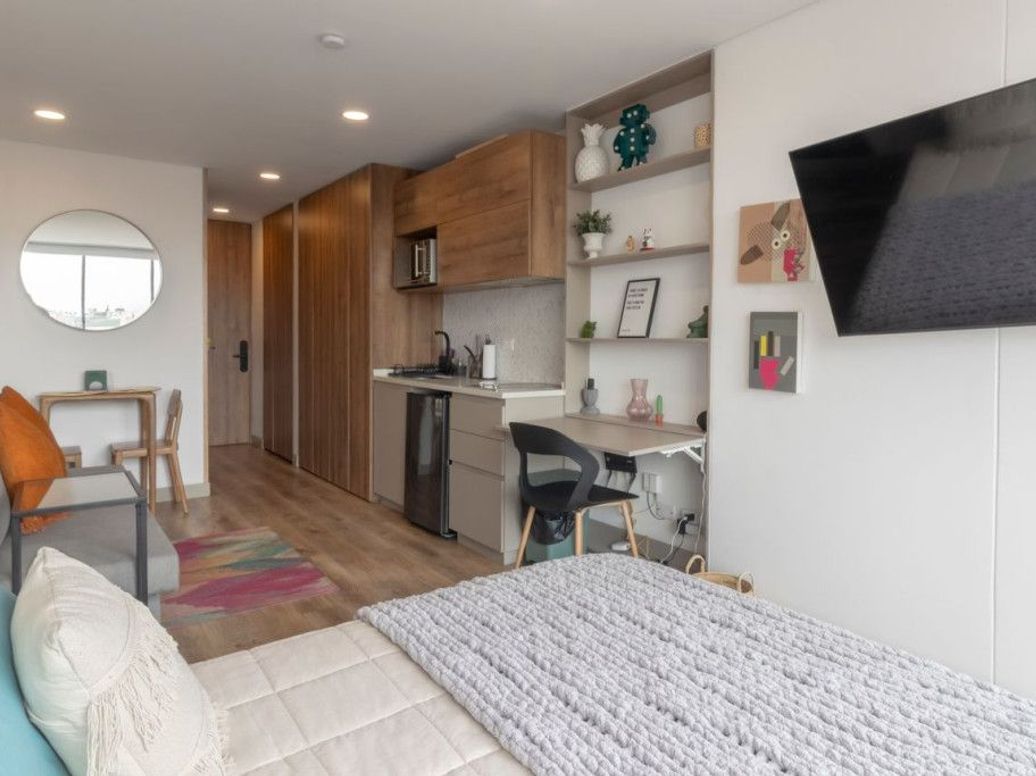 Apartamento de 1 alcoba en venta en Chico Norte Et. Iii, Bogotá, 26 m² · foto 10 de 20
