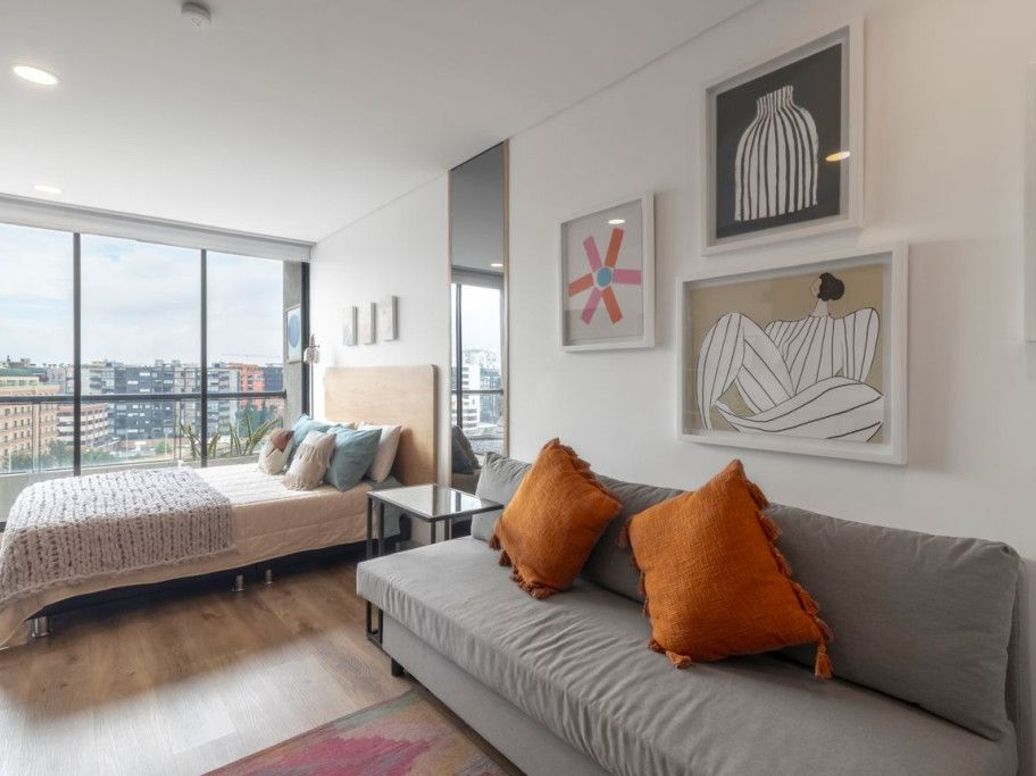 Apartamento de 1 alcoba en venta en Chico Norte Et. Iii, Bogotá, 26 m² · foto 3 de 20