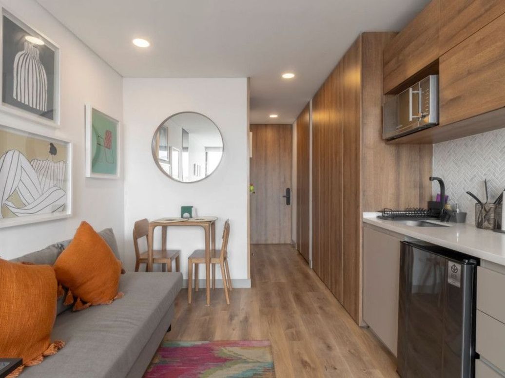 Apartamento de 1 alcoba en venta en Chico Norte Et. Iii, Bogotá, 26 m² · foto 11 de 20