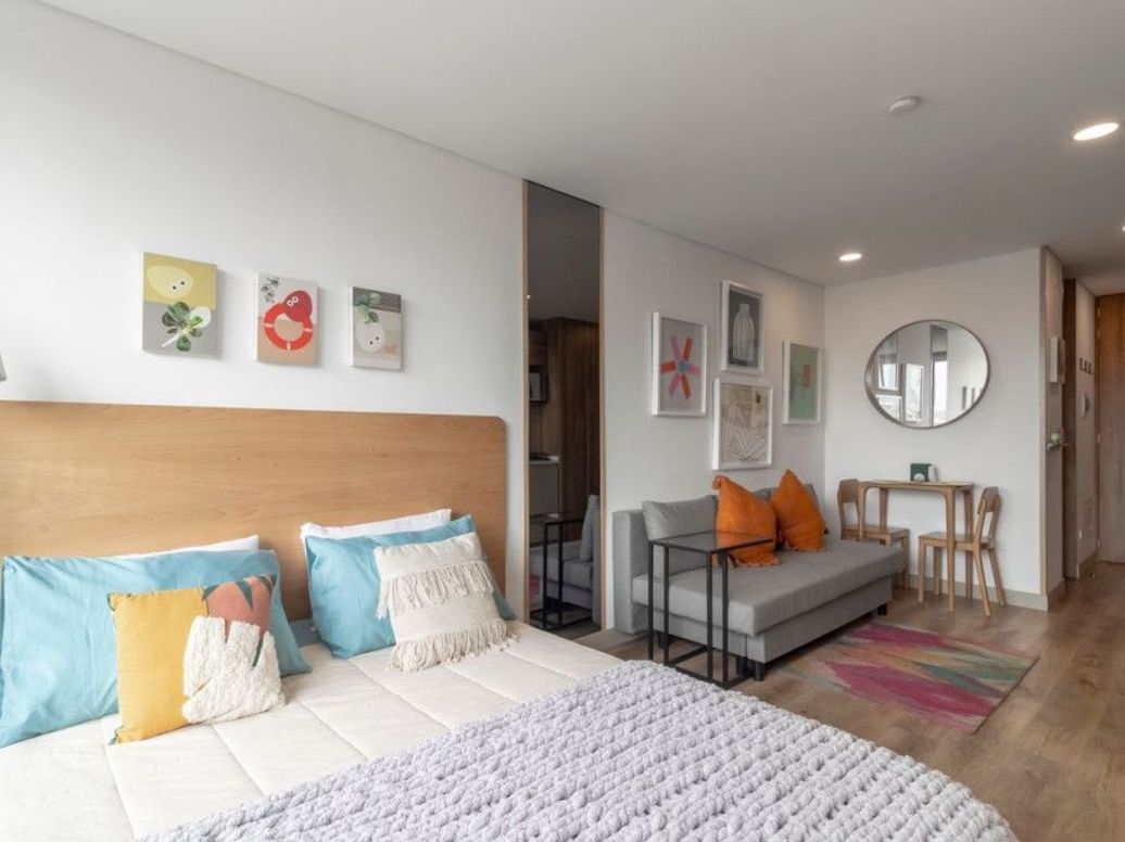 Apartamento de 1 alcoba en venta en Chico Norte Et. Iii, Bogotá, 26 m² · foto 9 de 20