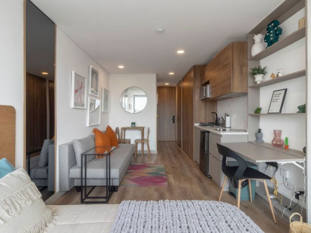 Apartamento de 1 alcoba en venta en Chico Norte Et. Iii, Bogotá, 26 m² · foto 8 de 20