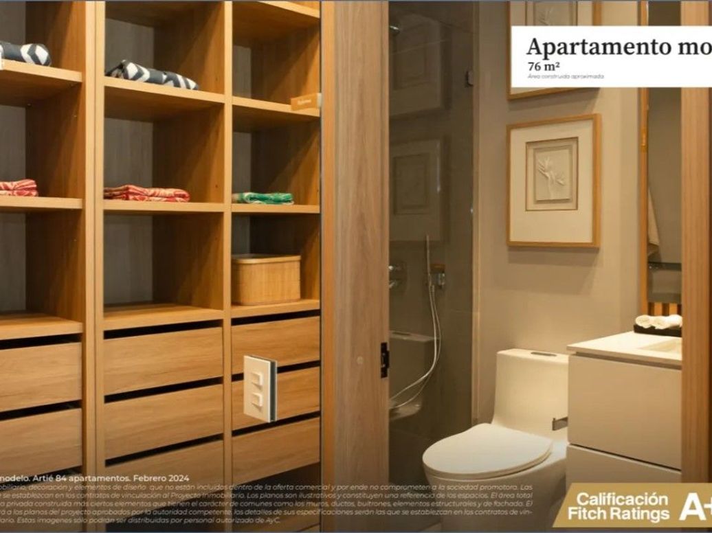 Apartamento de 1 alcoba en venta en La Cabrera, Bogotá, 79 m² · foto 4 de 20