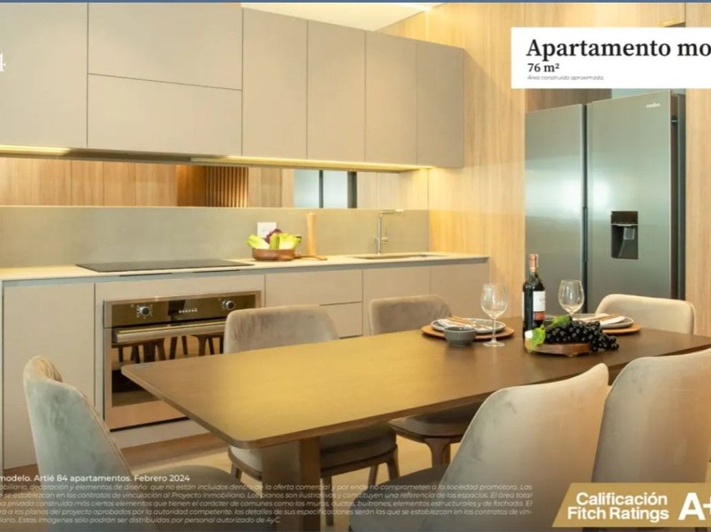 Apartamento de 1 alcoba en venta en La Cabrera, Bogotá, 78 m² · foto 12 de 20