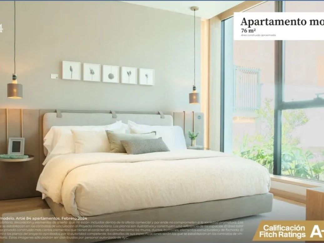 Apartamento de 1 alcoba en venta en La Cabrera, Bogotá, 78 m² · foto 7 de 20