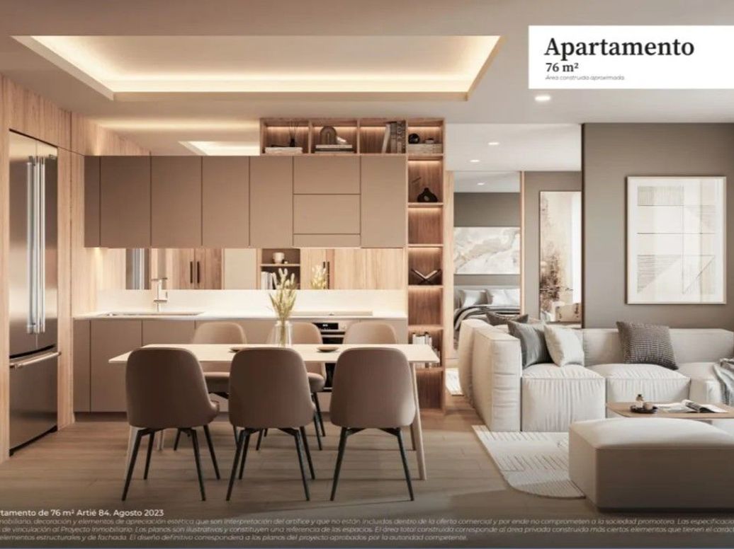 Apartamento de 1 alcoba en venta en La Cabrera, Bogotá, 78 m² · foto 15 de 20