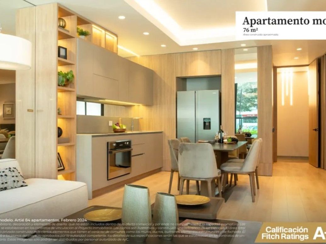 Apartamento de 1 alcoba en venta en La Cabrera, Bogotá, 78 m² · foto 11 de 20