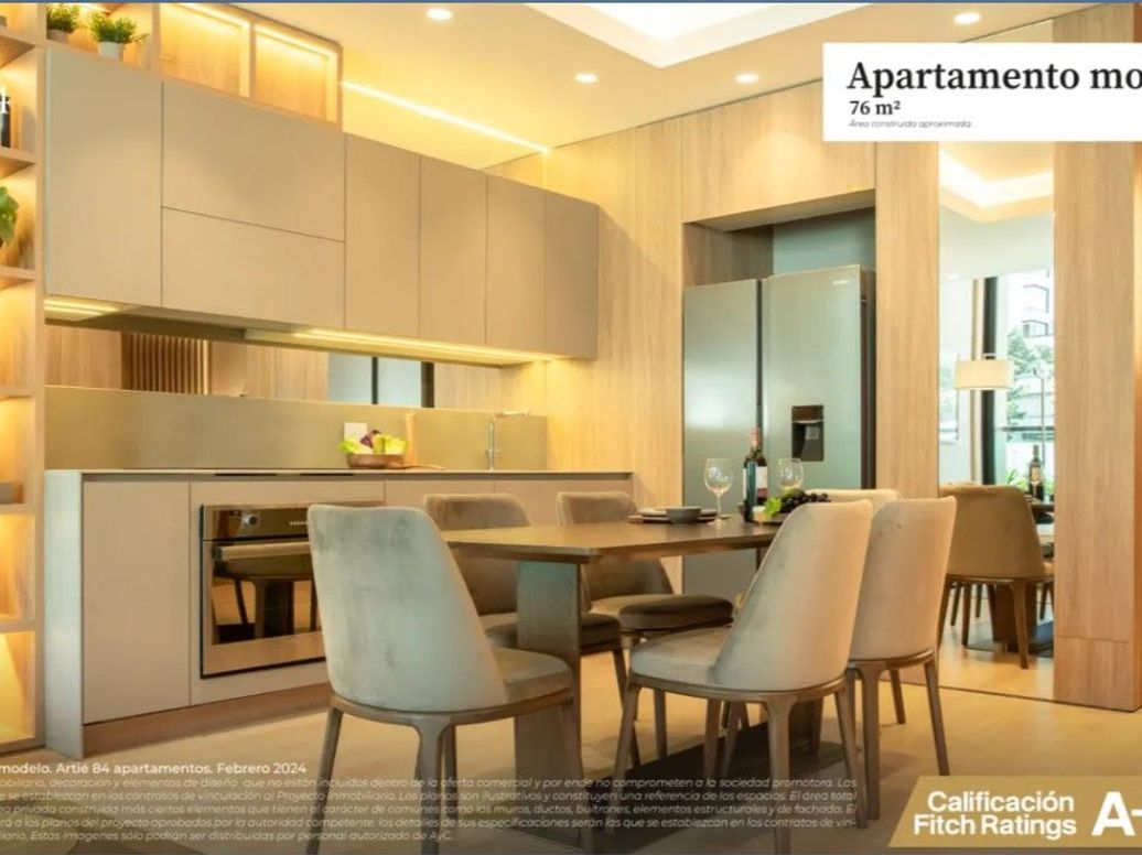 Apartamento de 1 alcoba en venta en La Cabrera, Bogotá, 76 m² · foto 13 de 20