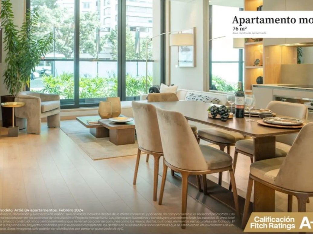 Apartamento de 1 alcoba en venta en La Cabrera, Bogotá, 76 m² · foto 14 de 20