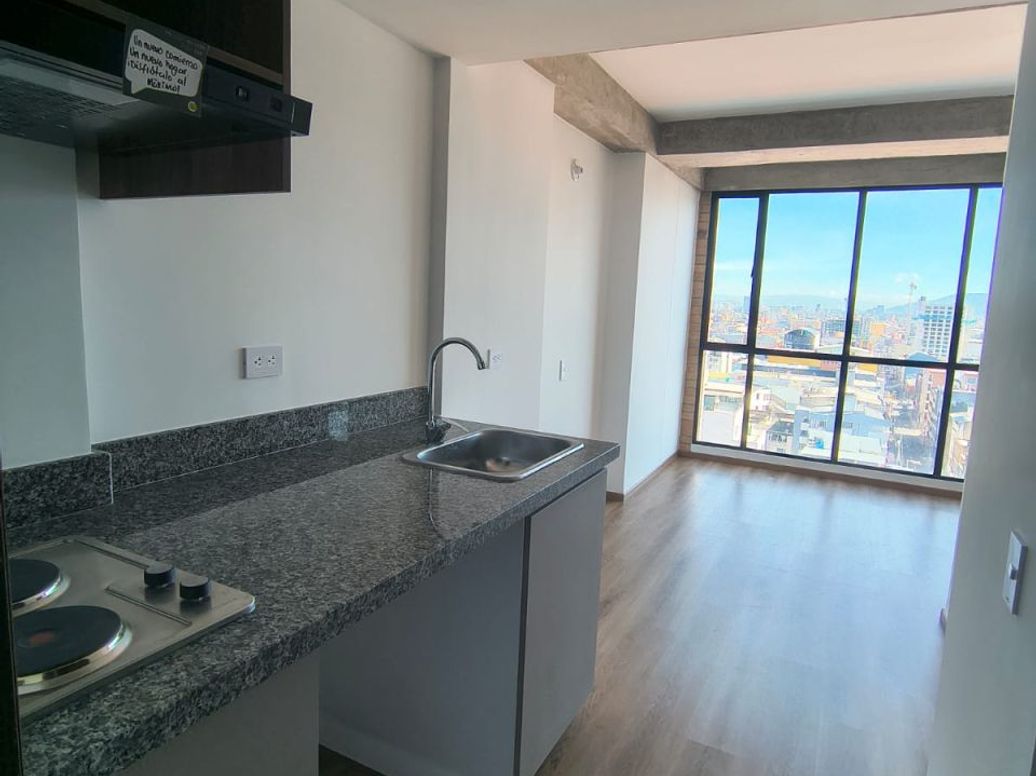 Apartamento de 1 alcoba en arriendo en Chapinero Sur Occidental, Bogotá, 26 m² · foto 9 de 19