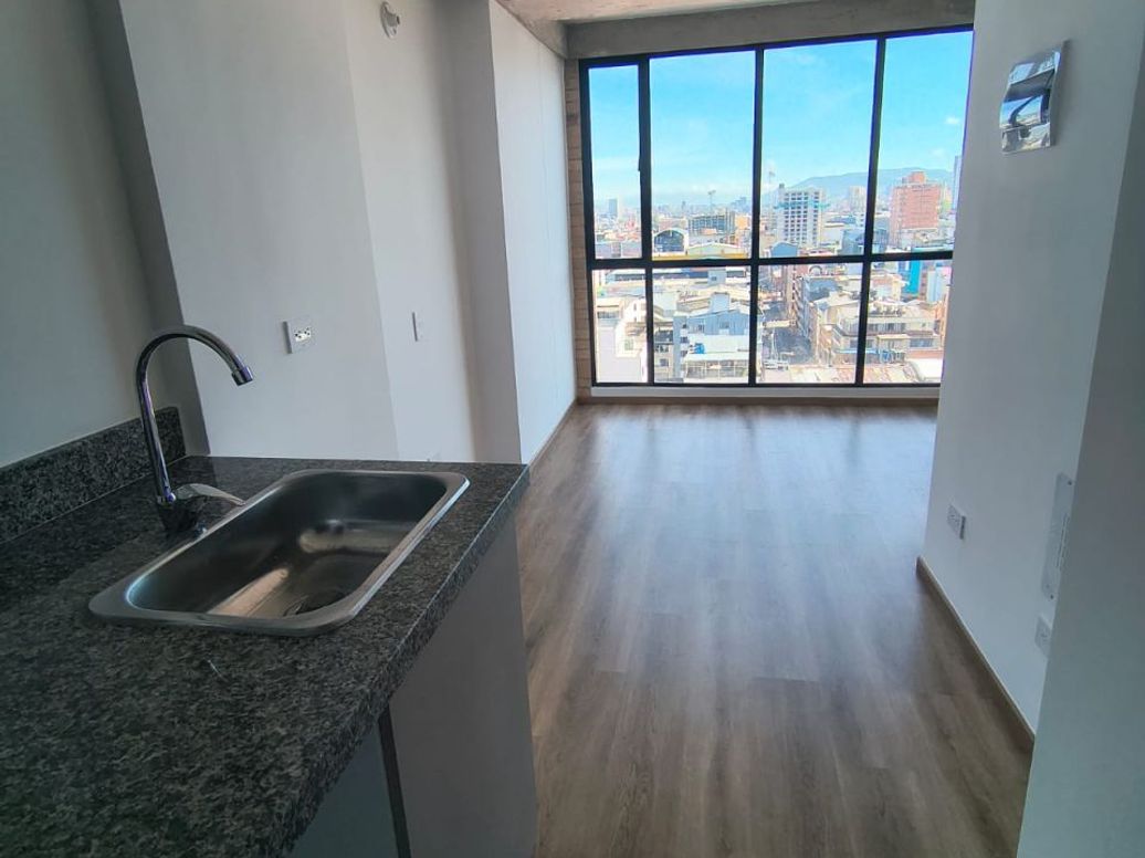Apartamento de 1 alcoba en arriendo en Chapinero Sur Occidental, Bogotá, 26 m² · foto 8 de 19