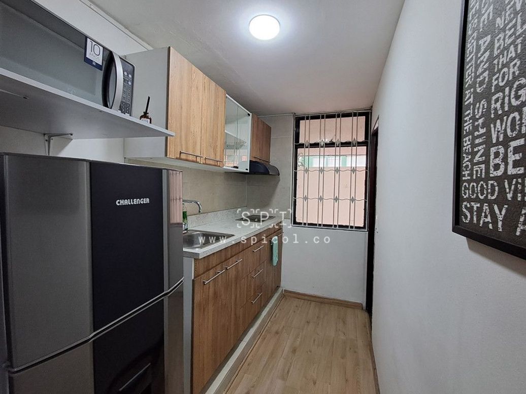 Apartamento de 1 alcoba en venta en María Cristina, Bogotá, 24 m² · foto 2 de 12