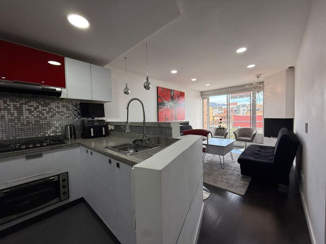 Apartamento de 1 alcoba en arriendo en Santa Barbara Occidental, Bogotá, 46 m² · foto 7 de 20