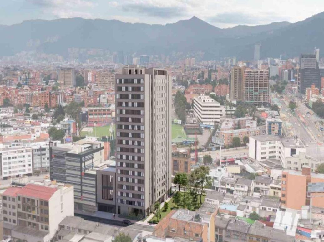 Apartamento de 1 alcoba en venta en Andes Norte, Bogotá, 26 m² · foto 14 de 16