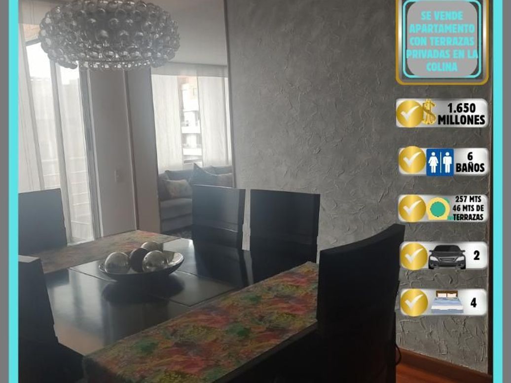 Apartamento de 4 alcobas en venta en El Plan, Bogotá, 257 m² · foto 3 de 9