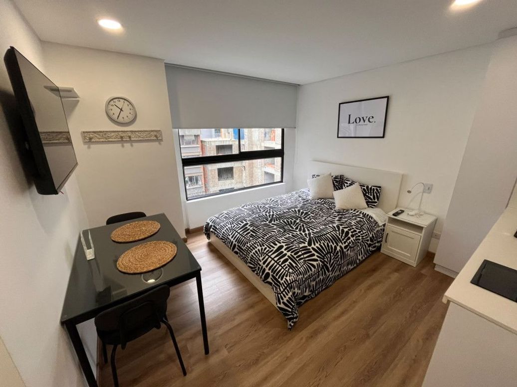 Apartamento de 1 alcoba en arriendo en Las Nieves, Bogotá, 19 m² · foto 2 de 8