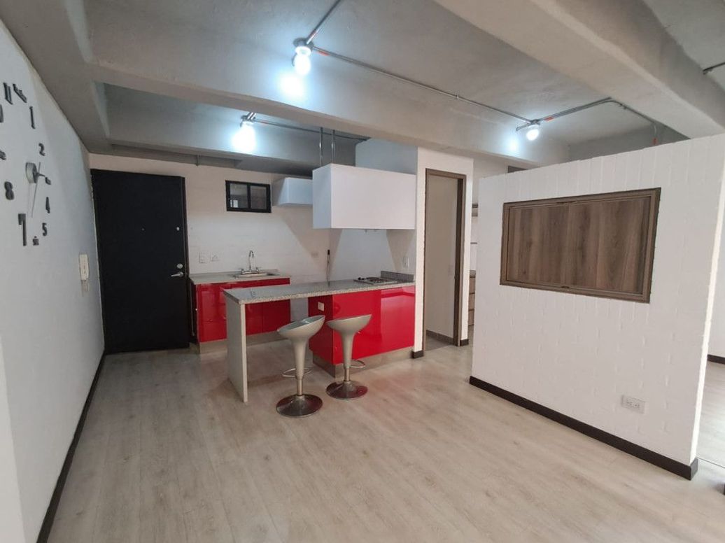Apartamento de 1 alcoba en arriendo en La Magdalena, Bogotá, 33 m² · foto 7 de 11