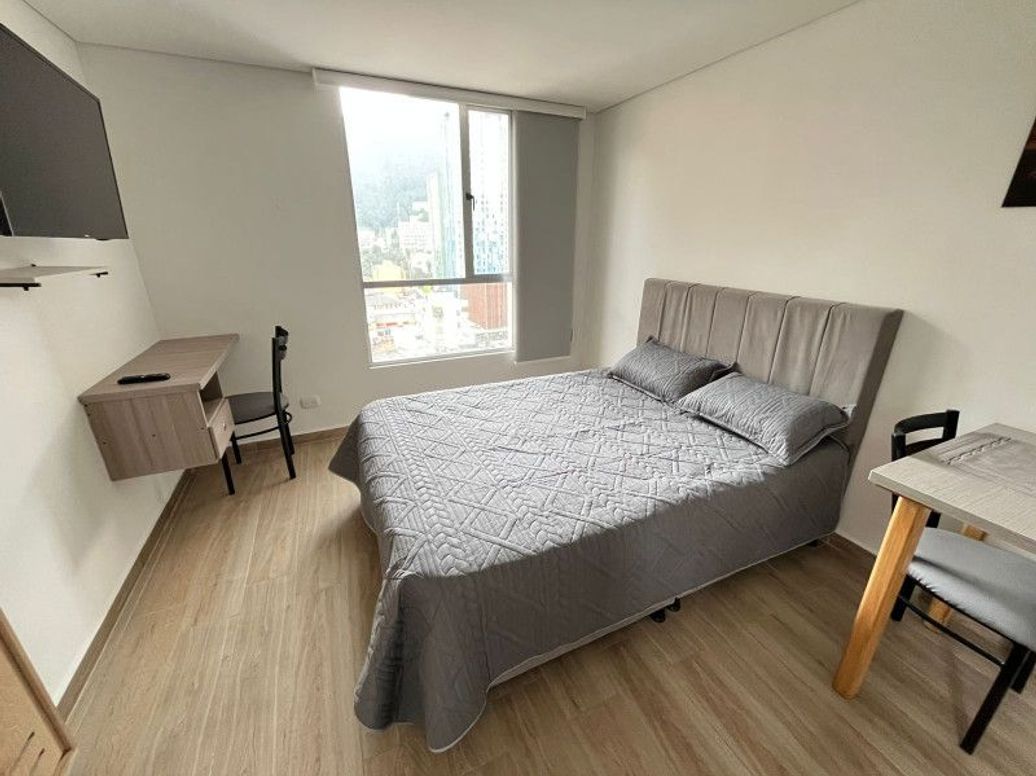 Apartamento de 1 alcoba en venta en Las Nieves, Bogotá, 21 m² · foto 6 de 11