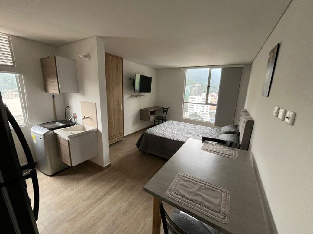 Apartamento de 1 alcoba en venta en Las Nieves, Bogotá, 21 m² · foto 4 de 11