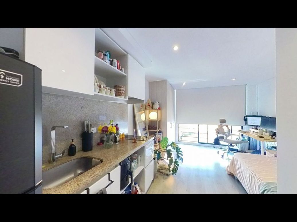 Apartamento de 1 alcoba en venta en Chapinero Sur Occidental, Bogotá, 21 m² · foto 5 de 16