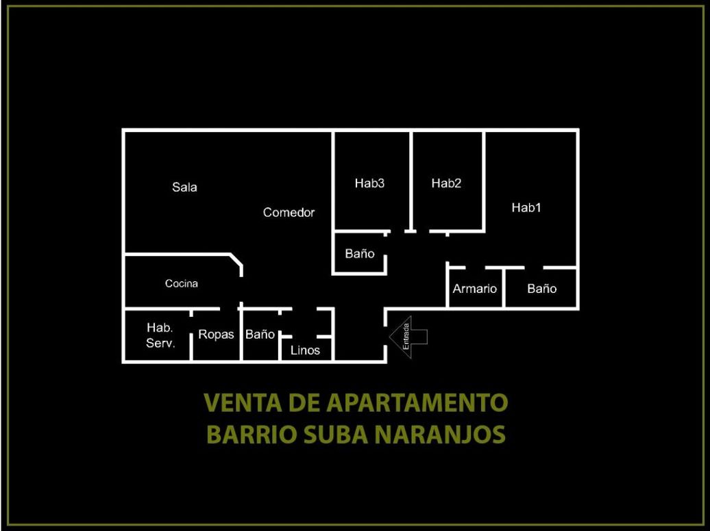 Apartamento de 3 alcobas en venta en Los Naranjos, Bogotá, 179 m² · foto 2 de 20