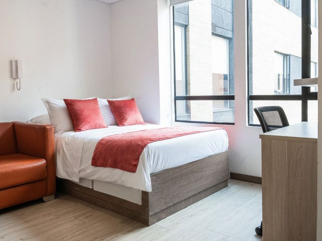 Apartamento de 1 alcoba en venta en Gran América, Bogotá, 20 m² · foto 10 de 20