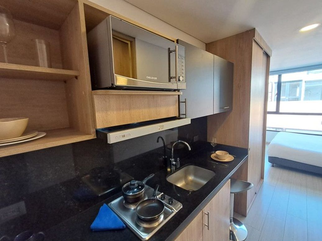 Apartamento de 1 alcoba en venta en Chapinero Sur Occidental, Bogotá, 19 m² · foto 6 de 12