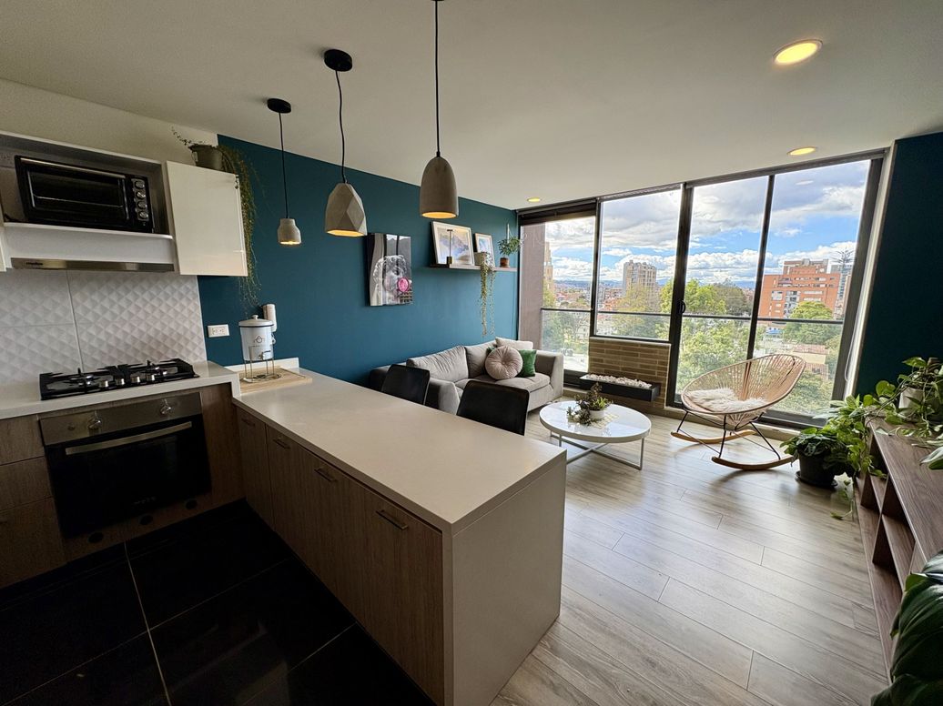 Apartamento de 1 alcoba en arriendo en Estoril, Bogotá, 50 m² · foto 5 de 17