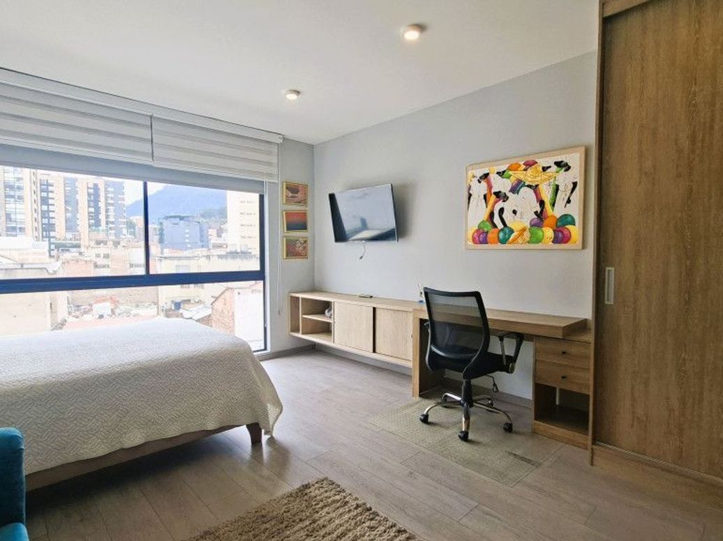Apartamento de 1 alcoba en arriendo en Las Nieves, Bogotá, 28 m² · foto 8 de 20