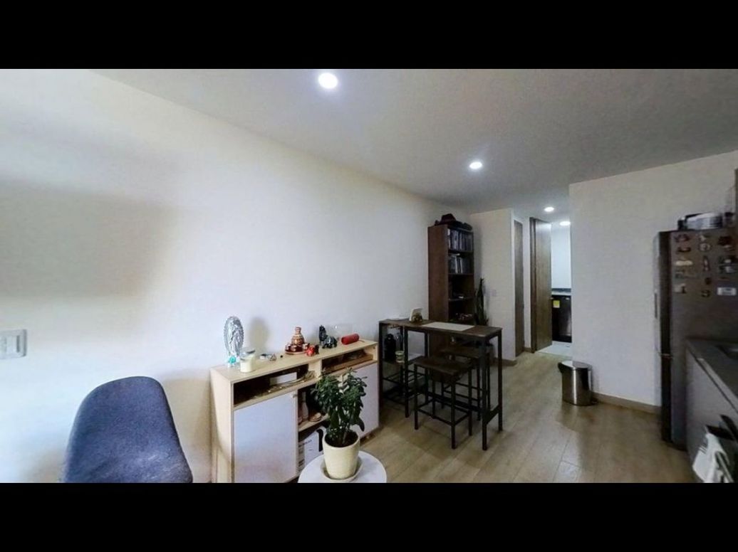 Apartamento de 1 alcoba en venta en Los Cedros, Bogotá, 28 m² · foto 3 de 16