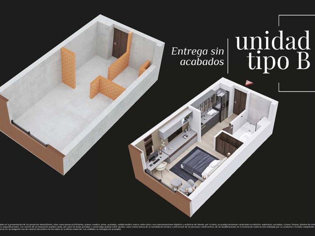 Apartaestudio en venta en Gran América, Bogotá, 25 m² · foto 6 de 10
