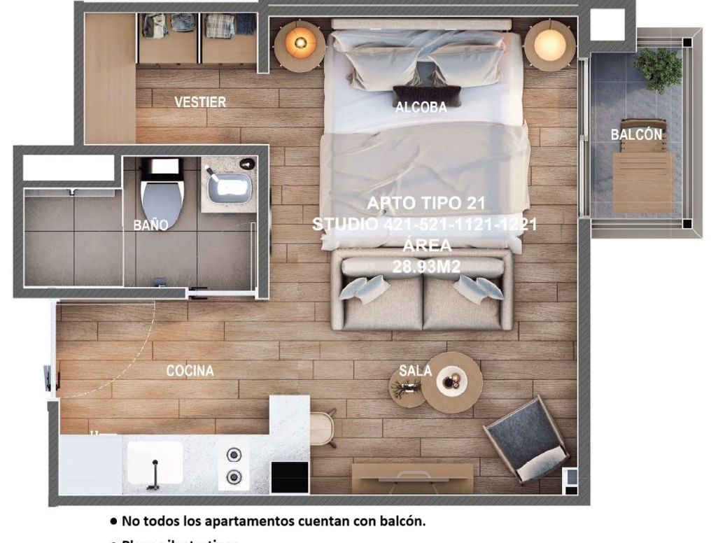 Apartaestudio en arriendo en Granjas De Techo, Bogotá, 27 m² · foto 19 de 19