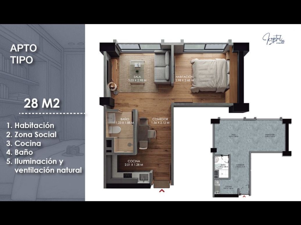 Apartamento en venta en Teusaquillo, Bogotá · foto 6 de 9