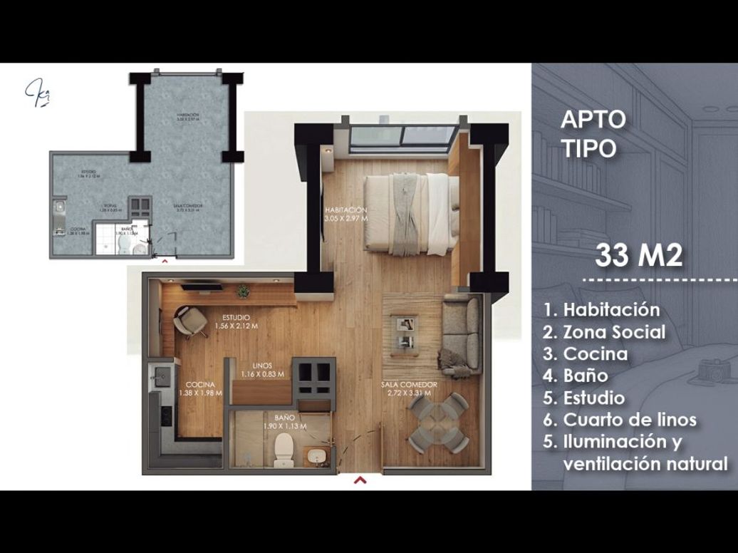 Apartamento en venta en Teusaquillo, Bogotá · foto 6 de 9