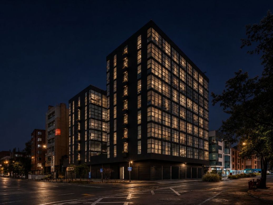 Apartamento de 1 alcoba en venta en Chicó Norte, Bogotá, 17 m² · foto 7 de 14