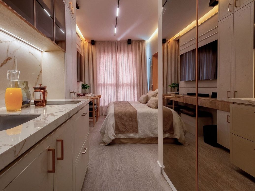 Apartamento de 1 alcoba en venta en Chicó Norte, Bogotá, 17 m² · foto 5 de 14