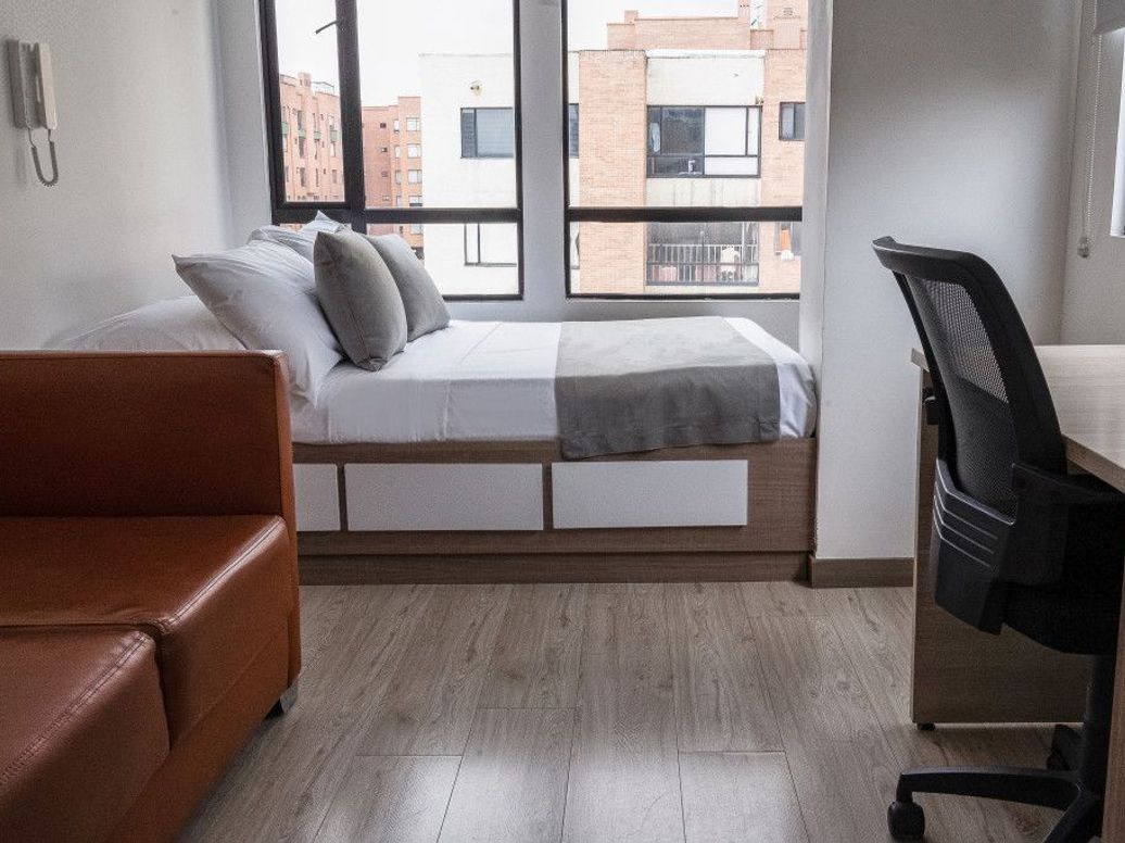 Apartamento de 1 alcoba en venta en Gran América, Bogotá, 21 m² · foto 5 de 20