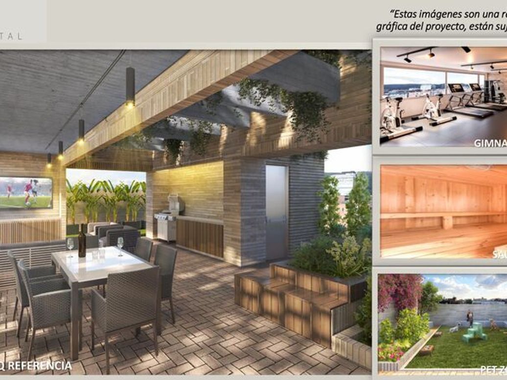 Apartamento de 1 alcoba en venta en Bella Suiza, Bogotá, 58 m² · foto 4 de 9