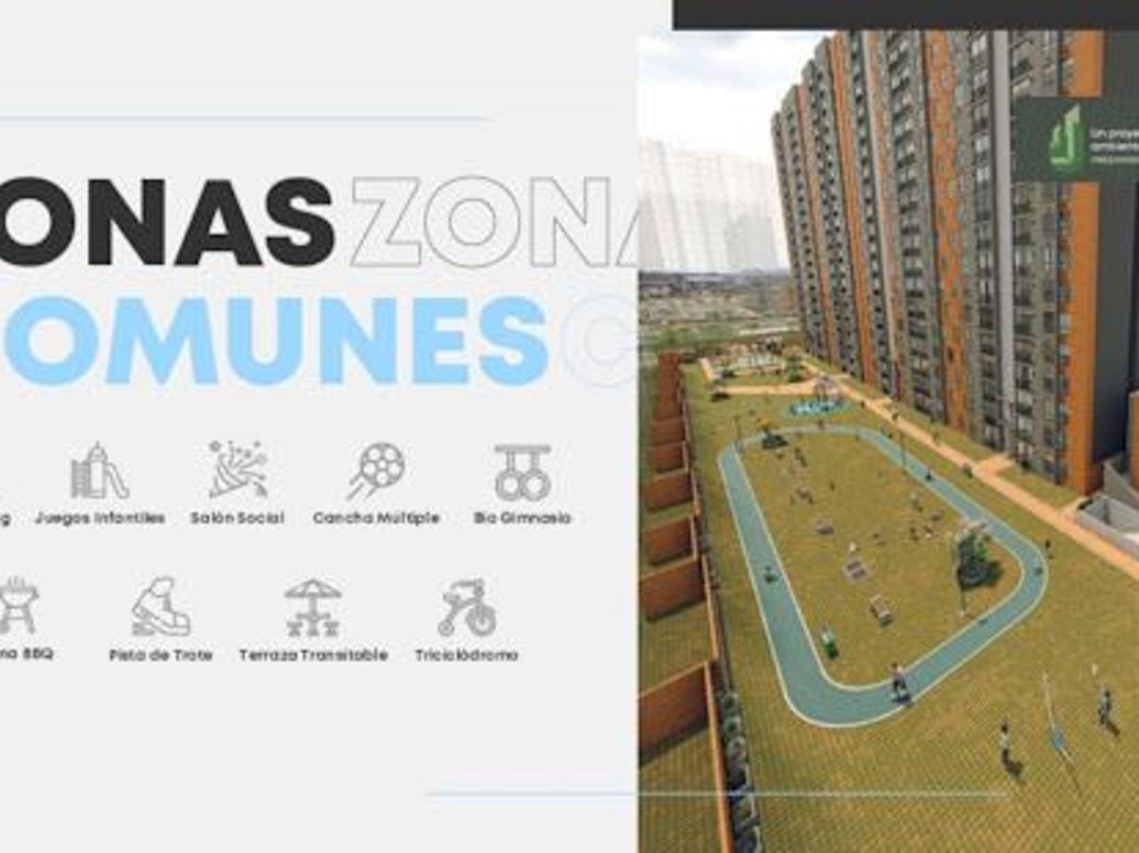 Apartamento de 2 alcobas en venta en Fontibón, Bogotá, 42 m² · foto 2 de 6