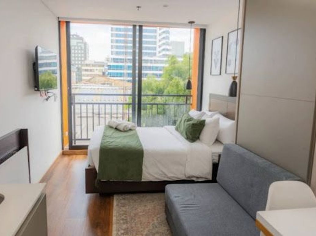 Apartamento de 1 alcoba en venta en Chicó Norte, Bogotá, 22 m² · foto 6 de 16