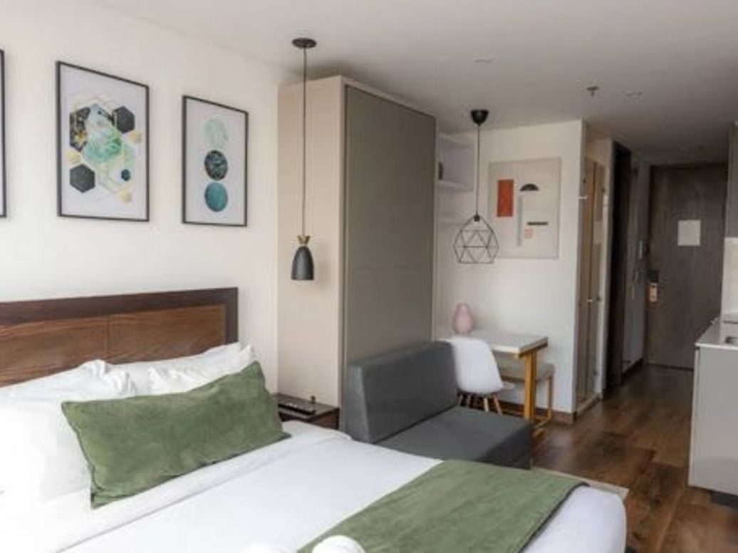 Apartamento de 1 alcoba en venta en Chicó Norte, Bogotá, 22 m² · foto 8 de 16