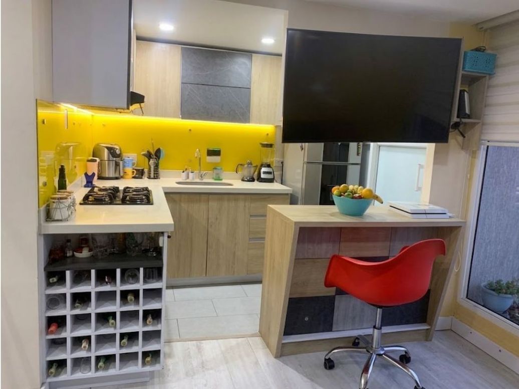 Apartamento de 2 alcobas en venta en Madelena, Bogotá, 43 m² · foto 4 de 10