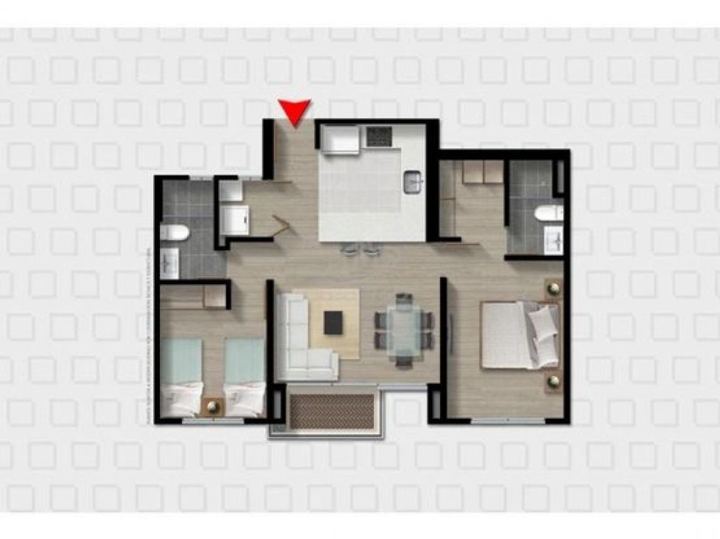 Apartamento de 2 alcobas en venta en Suba, Bogotá, 65 m² · foto 2 de 12