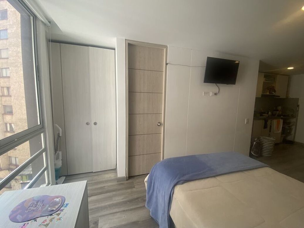 Apartamento de 1 alcoba en venta en Las Nieves, Bogotá, 24 m² · foto 3 de 6