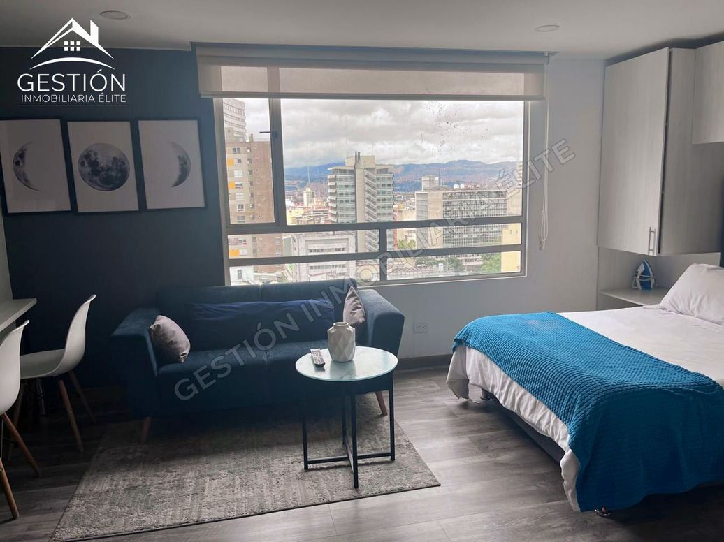 Apartaestudio en arriendo en La Veracruz, Bogotá, 24 m² · foto 4 de 12