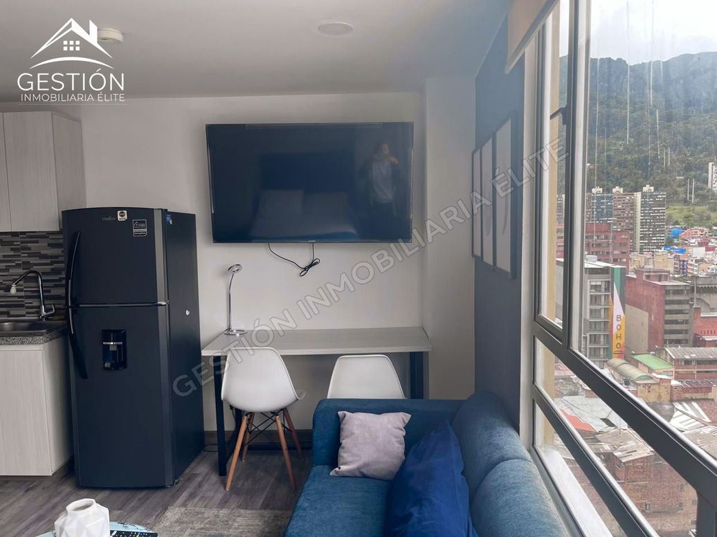 Apartaestudio en arriendo en La Veracruz, Bogotá, 24 m² · foto 9 de 12